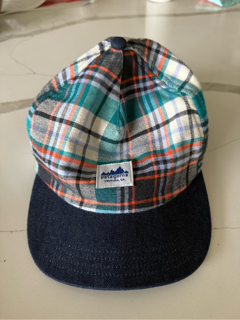 Patagonia plaid hat